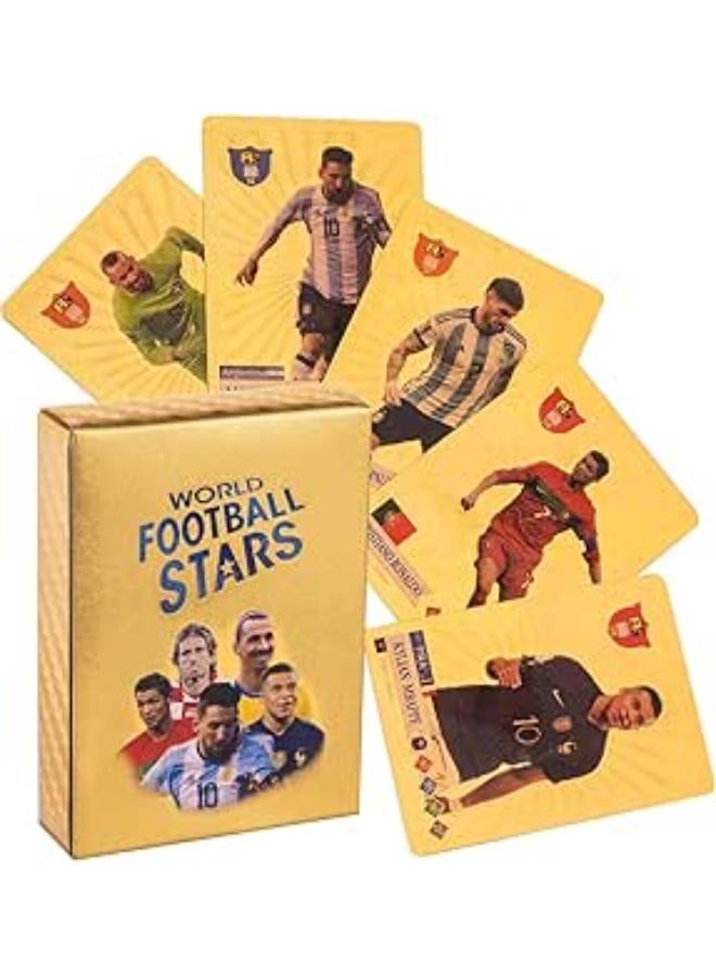 BIMOZY World Cup Football Star Card - 32 Unique Football Player Cards.Each Pack Contains a Different Card to Create Unforgettable Moments