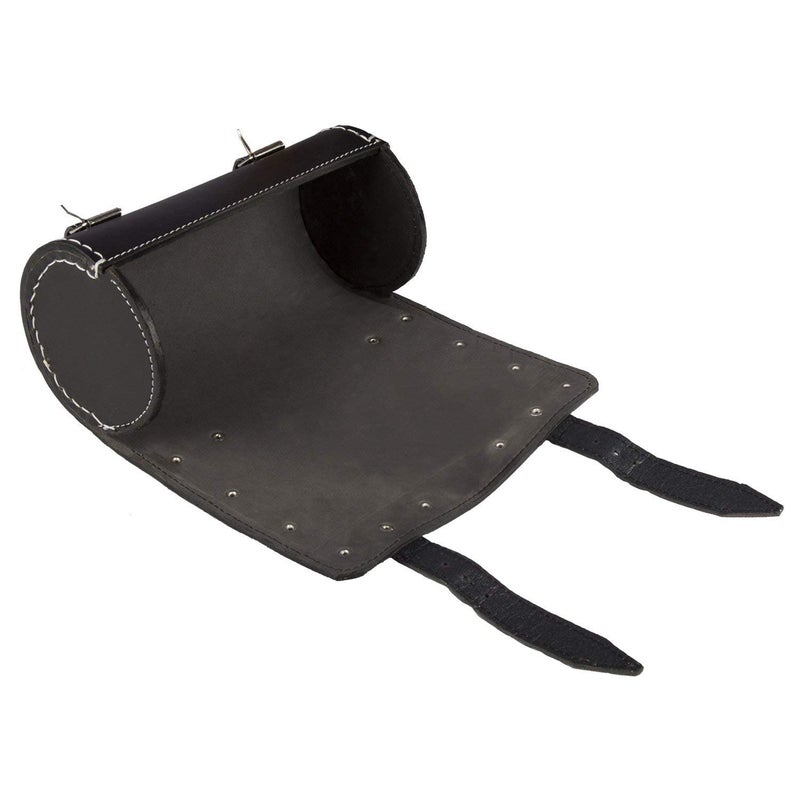 Gate 7 Gate7 Enterprises One-Side Black Leatherette Motorbike Saddle Bag Tool Box Travel/Saddle/Carrier Bag (2.5 L) - Image 2