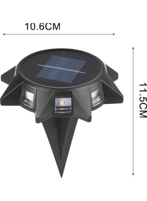 Gaman - 2 Pieces Solar Garden Wall - Floor Decorative Daylight 8 LED Garden Lighting - Image 1