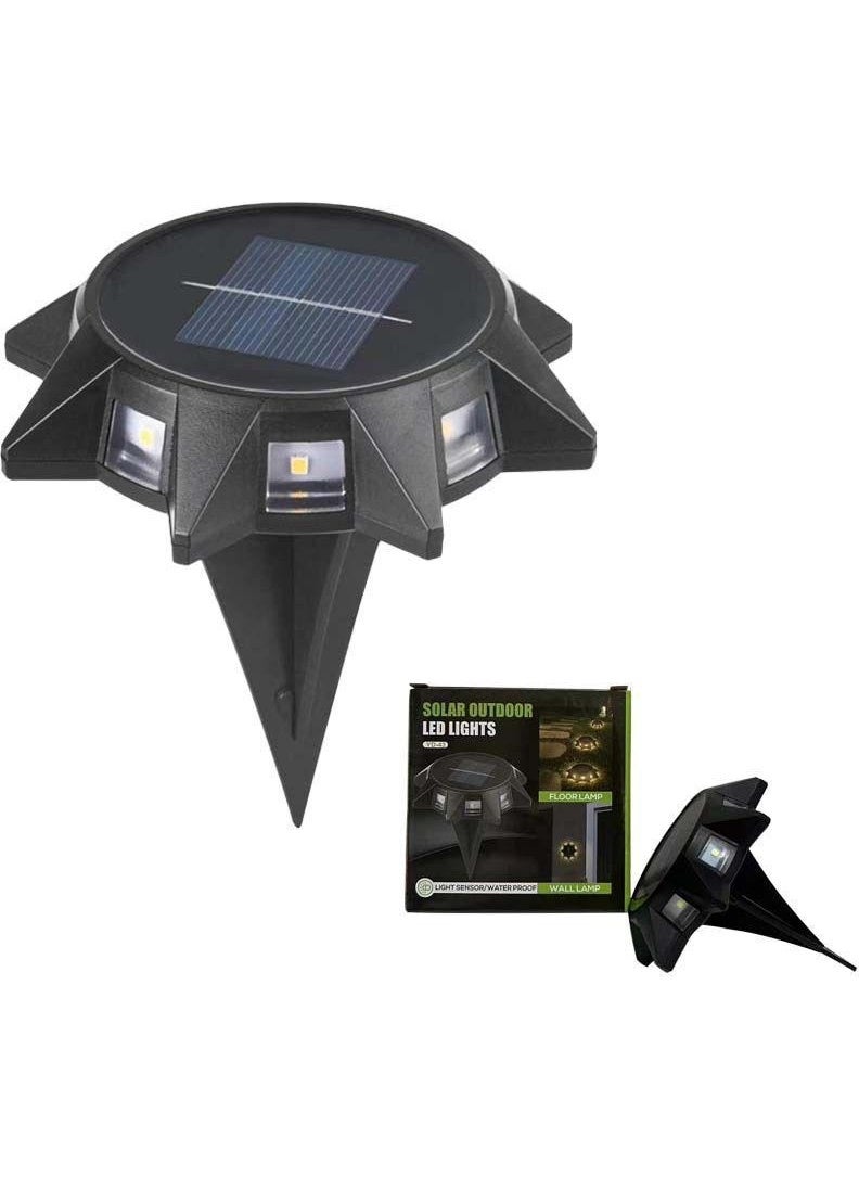 Gaman - 2 Pieces Solar Garden Wall - Floor Decorative Daylight 8 LED Garden Lighting - Image 1