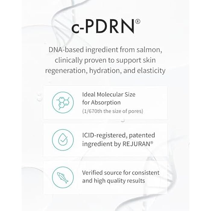 REJURAN® Nutritive Cream, c-PDRN® – Salmon DNA Facial Moisturizer for Nourishing, Deep Hydrating. Achieve Radiant, Youthful Glass Skin. Korean Skincare, Clinically Developed (1.69 fl oz) - Image 4