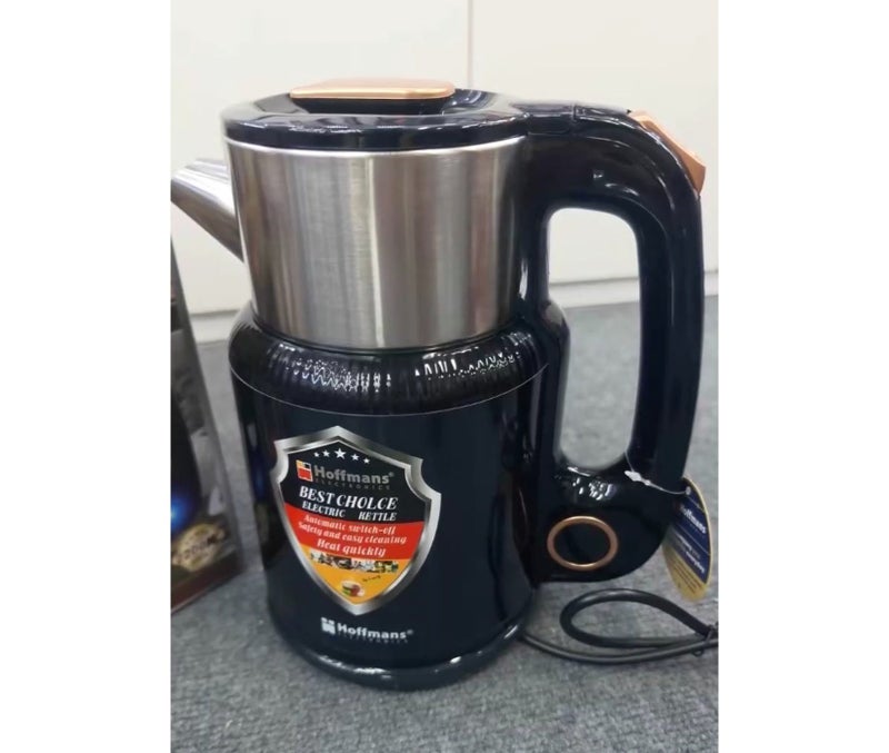 Hoffmans Electric Kettle HM-2569, 2.5L Capacity, 2200W Fast Boil, Stainless Steel Body, Auto Shut-Off & Boil-Dry Protection - Image 2
