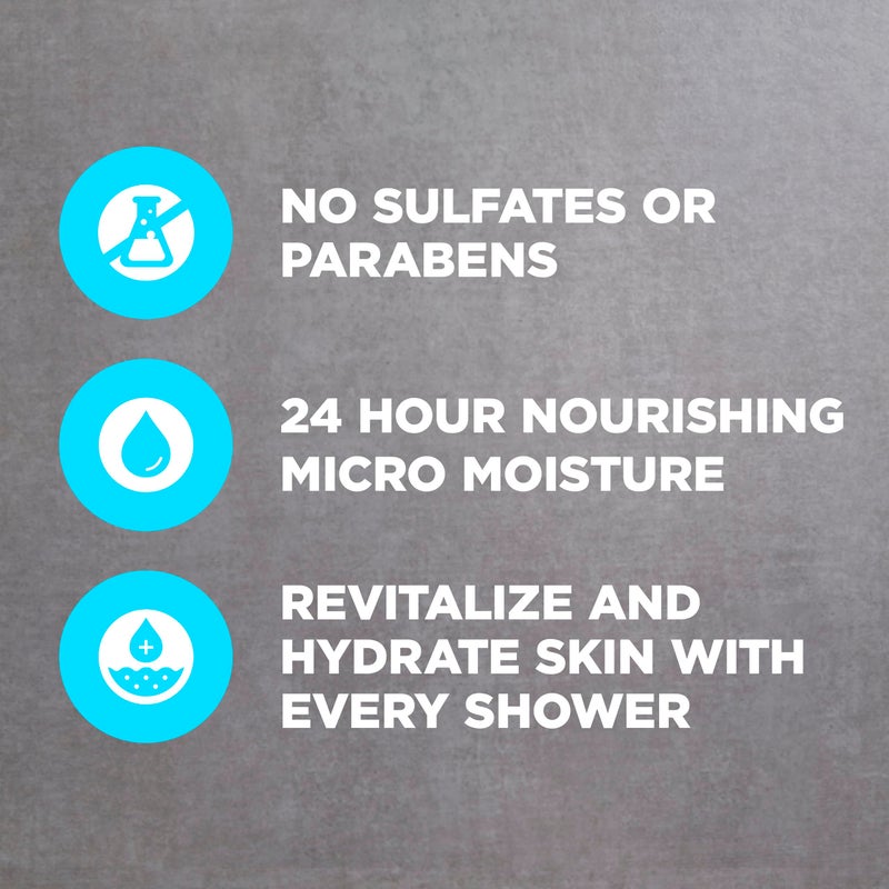 Dove Men+Care دوف للرجال + العناية غسول الجسم والوجه الأزرق المريح بالأوكالبتوس + البتولا مع تقنية الترطيب المصغرة المغذية لمدة 24 ساعة 30 أونصة - Image 4