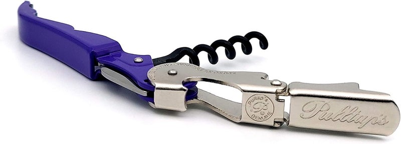 Pulltap's Genuine Classic 500 Waiter's Corkscrew – Double-Hinged Wine Key with Hinged Foil Cutter – Patented Design – Made in Spain – Violet (Violeta) - Image 2