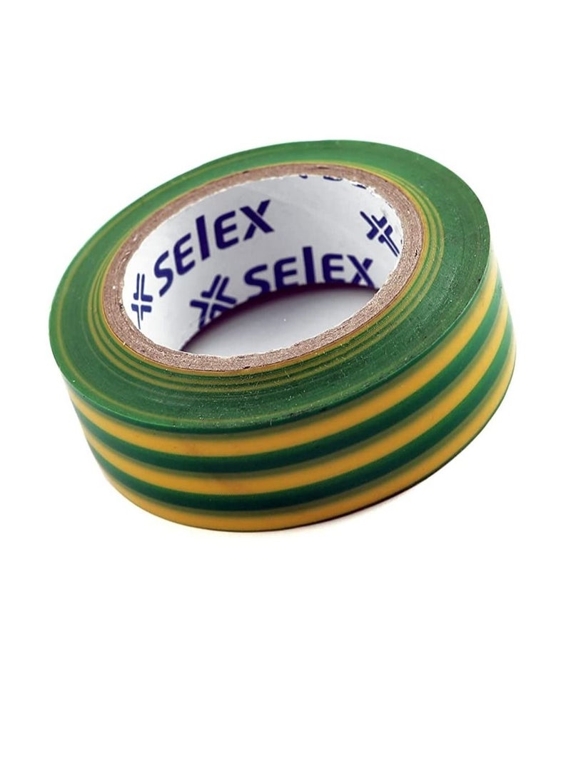 سيليكس شريط عازل PVC SIT-1900 سيليكس - أخضر أصفر (عبوة من 20) - Image 1