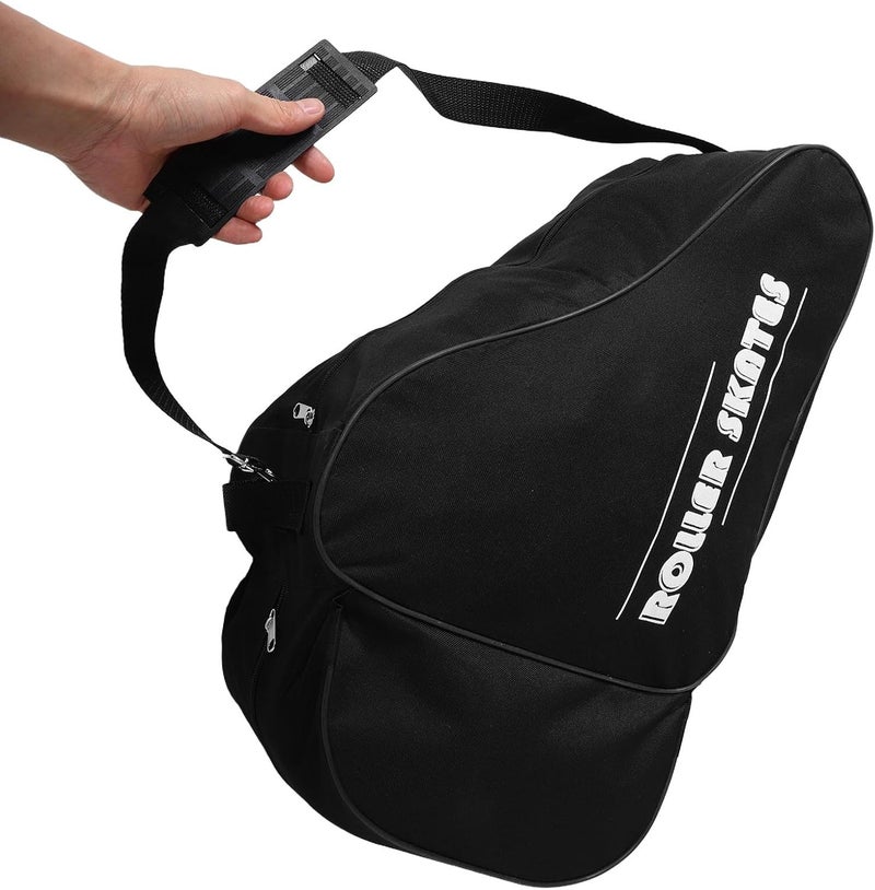 2pcs Ice Skates Carry Bag for Roller Skates Oxford Cloth Skating Shoes Storage Organizer with Shoulder Strap Thickened Unisex Backpack for Adults - Image 4