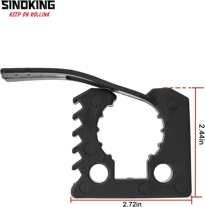 SINOKING Rubber Shovel Mount, Tool Clamp for 1-1/8" to 1-1/2" objects, Mount Kit Car Accessories for Offroad 4X4 parts - Image 5