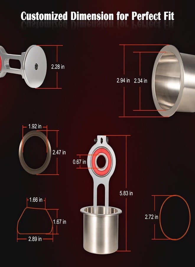 Bonbo طقم مكبس ضاغط KK-4835 طقم استبدال قضيب التوصيل يناسب تمامًا مضخة ضاغط الهواء الخالية من الزيت Sears Craftsman Devildiss Dewalt Porter Cable، مماثل لـ KK-4835 KK-5081 A02743 - Image 2