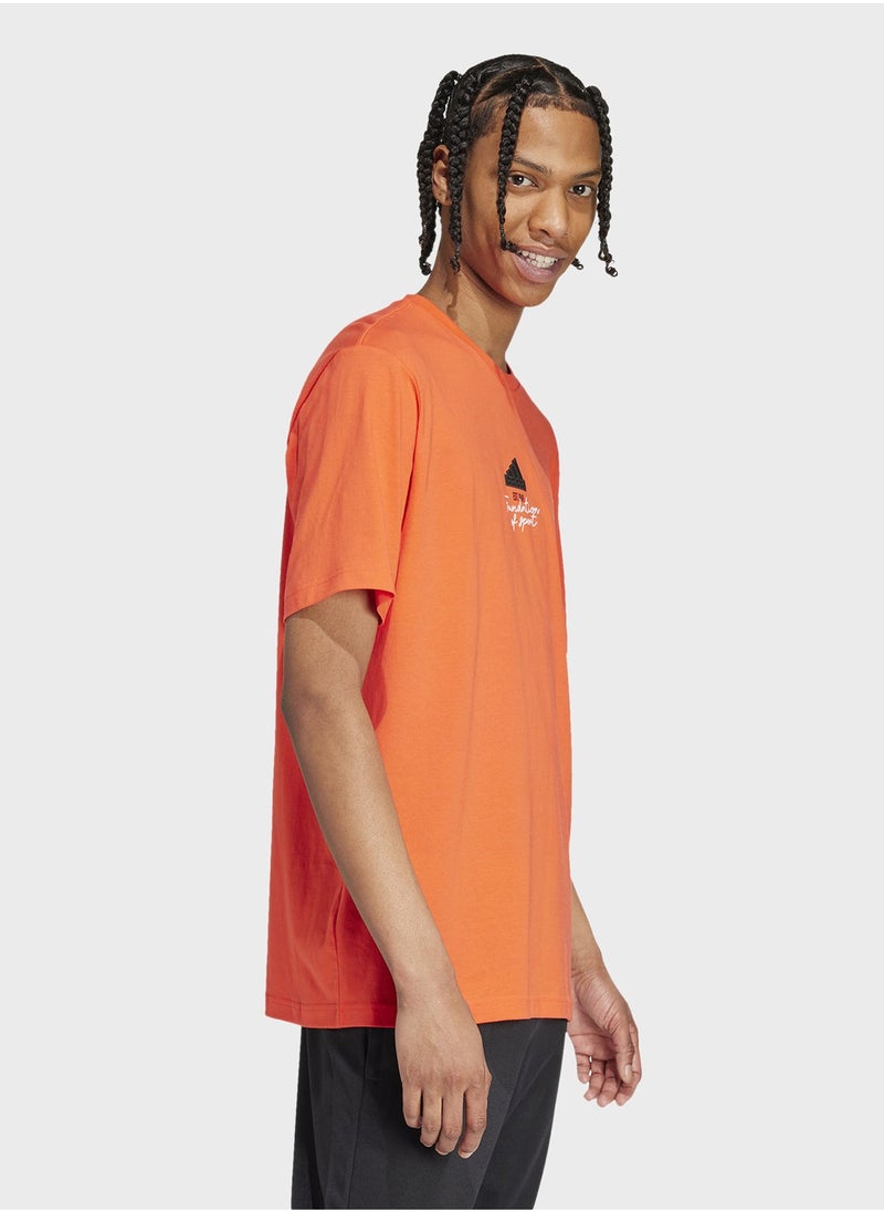 Adidas - Brand Love Signature Graphic T-Shirt - Image 1