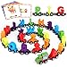 Helsort 27 PCS Magnetic Wooden Alphabet Train Set ABC Learning Toy with 42 Flash Cards 1 Engine and Storage Bag Educational Letter Toy Trains for Toddlers Boys Girls Ideal Gift for 37 Year Olds - Image 3