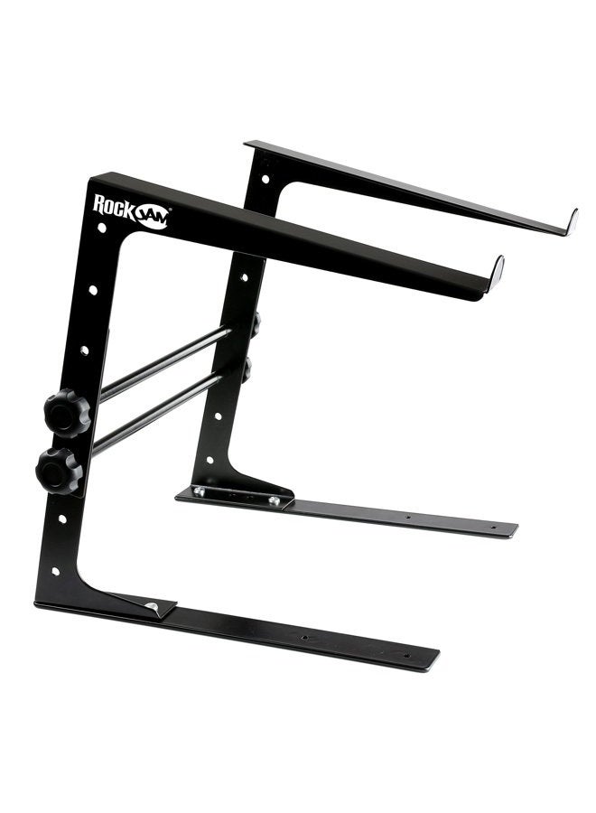RockJam RJLP1 Adjustable Desk Mounted Desktop Laptop Stand Laptop Riser and DJ Controller Stand,Black - Image 1