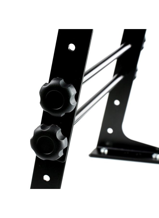 RockJam RJLP1 Adjustable Desk Mounted Desktop Laptop Stand Laptop Riser and DJ Controller Stand,Black - Image 5