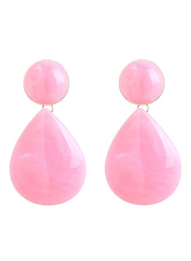 NIBEMINENT Alloy And Resin Teardrop Earrings  - Image 1
