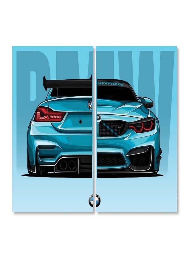 Wallgasm BMW SPLIT OF 2 Posters, 24x18 inch 300 GSM Posters, For Bedroom, Living room, Study Room, Dorms and Offices - Image 1