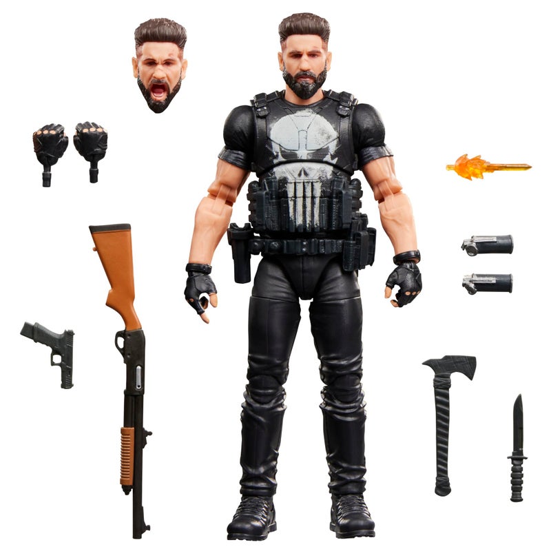 Marvel Legends Series Punisher Collectible 6-inch Action Figure Set - Image 1
