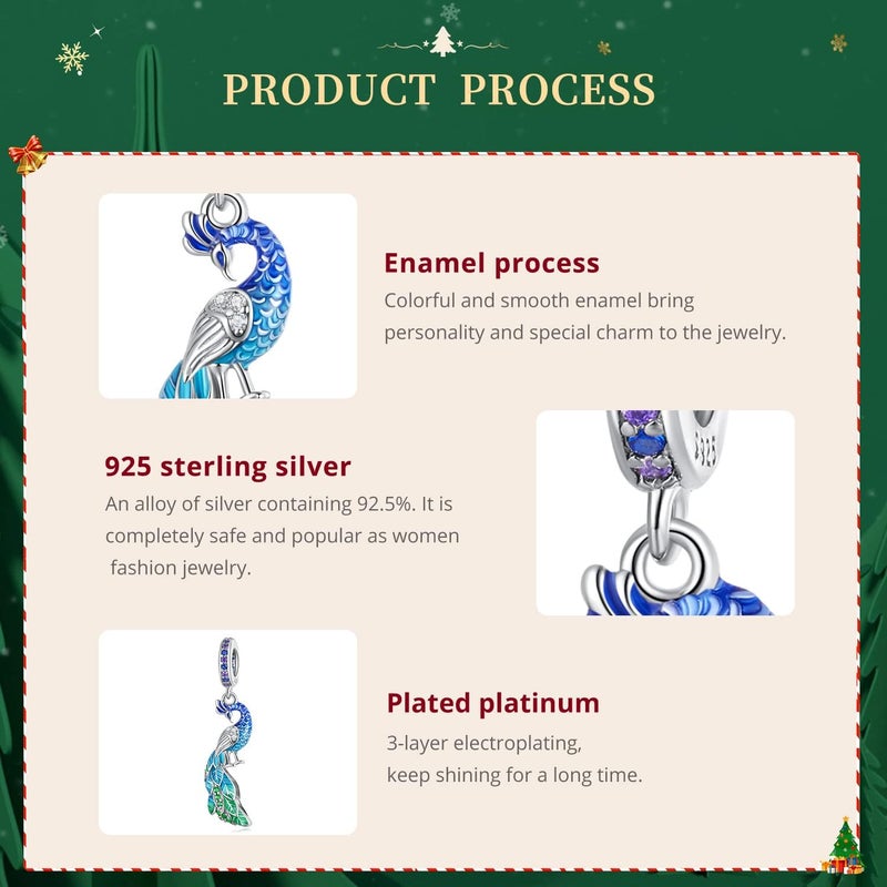 VOROCO Store Butterfly Dragonfly Cat Charm for Bracelet Cute Animal Collection Bead & Charm for Women Girls 925 Sterling Silver Pendant & Dangle Charm Jewelry for Bracelet and Necklace - Image 4
