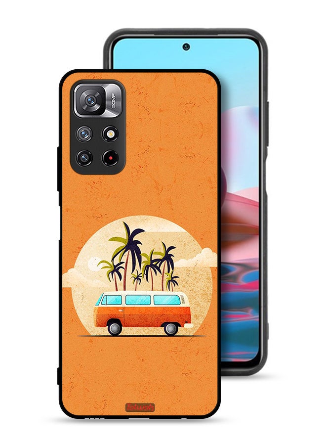 Tolwak غطاء حماية لهاتف Xiaomi Redmi Note 11S بتصميم فني للحافلات - Image 1