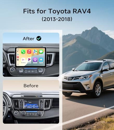 AINAVIGO 11.5" Car Radio for Toyota RAV4 2013-2018 - Wireless CarPlay Android Auto | 5G WiFi Touchscreen Stereo | GPS Navigation | Bluetooth FM/AM | HD Backup Camera - Image 2