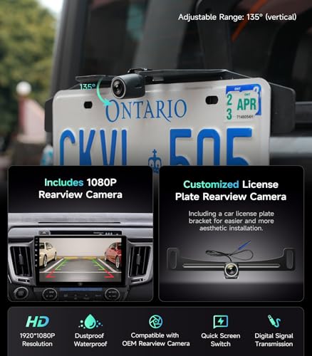AINAVIGO 11.5" Car Radio for Toyota RAV4 2013-2018 - Wireless CarPlay Android Auto | 5G WiFi Touchscreen Stereo | GPS Navigation | Bluetooth FM/AM | HD Backup Camera - Image 4