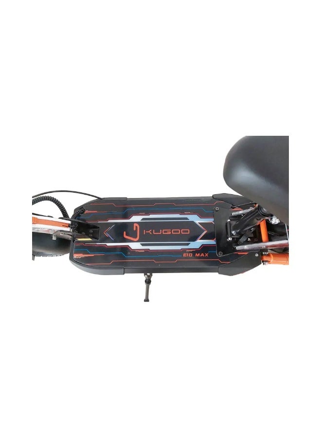 كي يو جي أو أو سكوتر كهربائي قابل للطي من كوجو E10 ماكس، 48 فولت، 15 أمبير، 2000 واط، للبالغين - سكوتر كهربائي عالي الطاقة ذو مدى طويل وبطارية كبيرة وإطار متين - Image 5