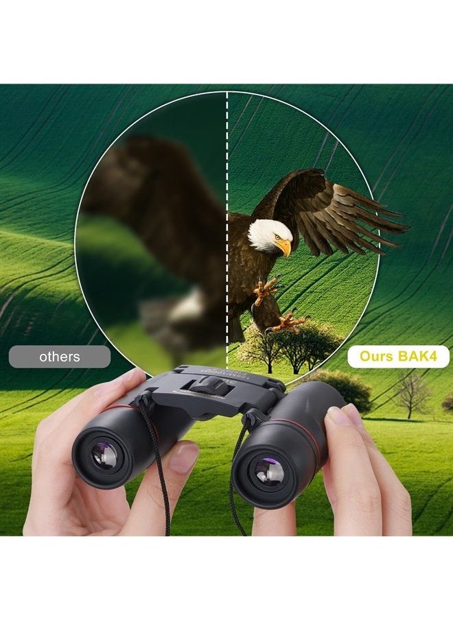 Aurosports 30x60 Compact Folding Binoculars Telescope for Adults Kids Bird Watching with Low Light Night Vision for Outdoor Birding, Travelling, Sightseeing, Hunting, etc  - Image 2