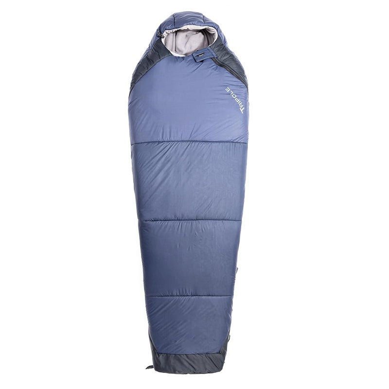 TriPole Zanskar Army Sleeping Bag with Fleece Lining for Cold Weather Trekking and Travelling | 6'2" Height Mummy Shape | Water Repellent | 3 Year Warranty (-15 °C Blue) - Image 1