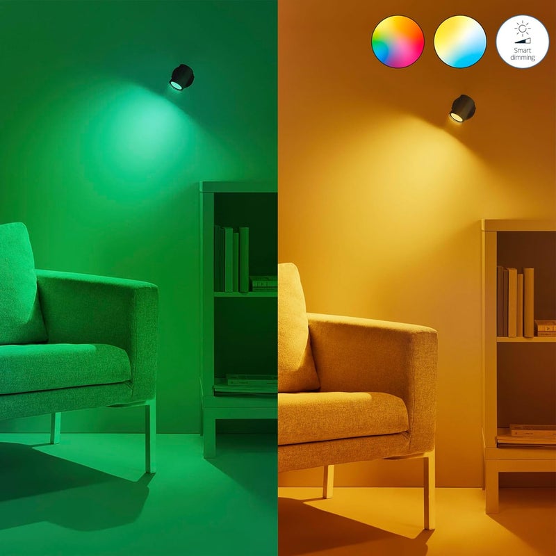 WiZ Smart LED GU10 Glass Bulb with RGB Colors - Image 5