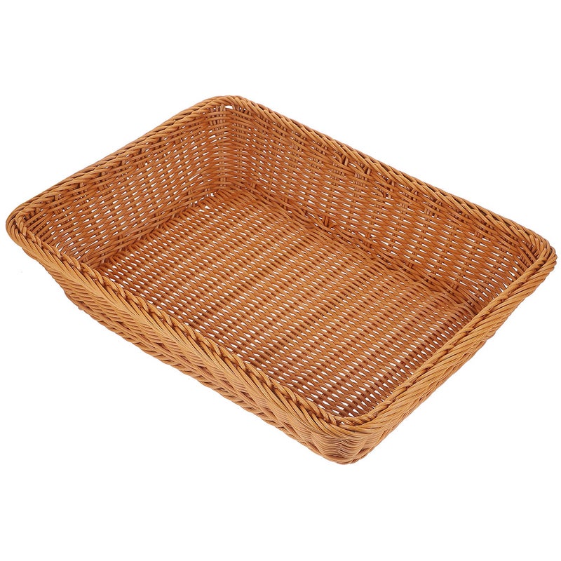 🍳 سلة فواكه منسوجة للمطبخ صينية تخزين عملية وزخرفية - Image 1