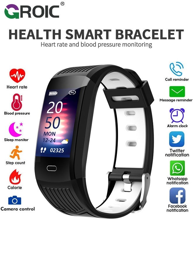 GROIC Fitness Tracker with Heart Rate Monitor, Waterproof Activity and Step Tracker for Women and Men, Pedometer Watch with Sleep Monitor & Calorie Counter, Call & Message Alert  - Image 2