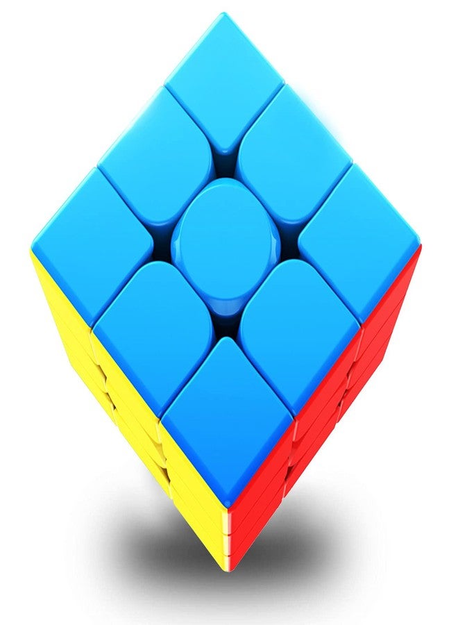 CFMOUR Speed Cube 3x3x3 - Full Size 55mm, Stickerless Magic Cubes 3x3- Fast Smooth Turning Vivid Colour Puzzle Game Brain Toy for Kids and Adult - Image 1