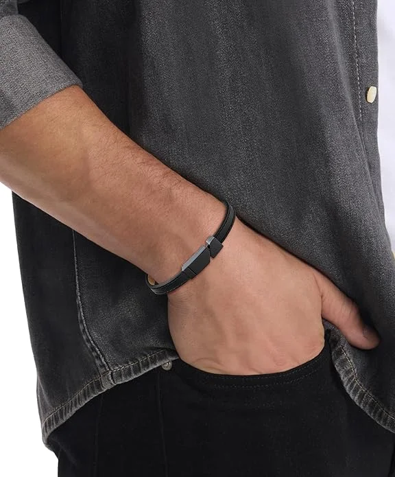 كالفن كلاين LEATHER BRACELET