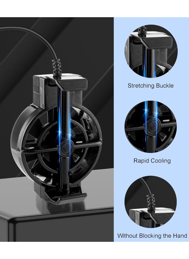 Beauenty Mobile Phone Cooler for Gaming, Cell Phone Cooling Fan for iPhone Samsung Moto, Mobile Phone Cooler for Games and Movies  - Image 3