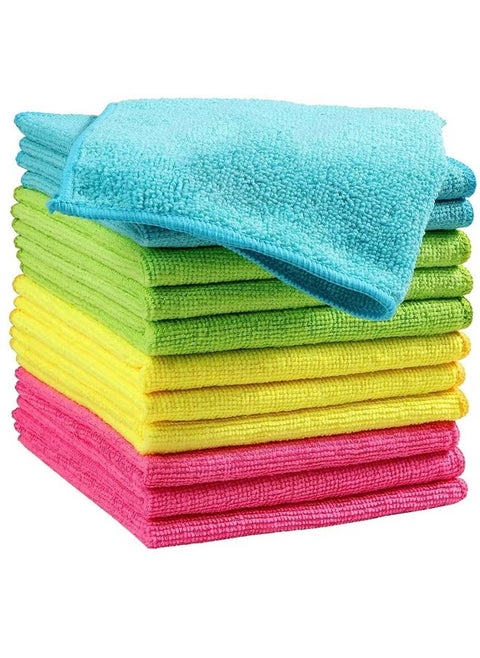 10 pieces of towels, absorbent, scratch-resistant and lint-free, washable and disposable