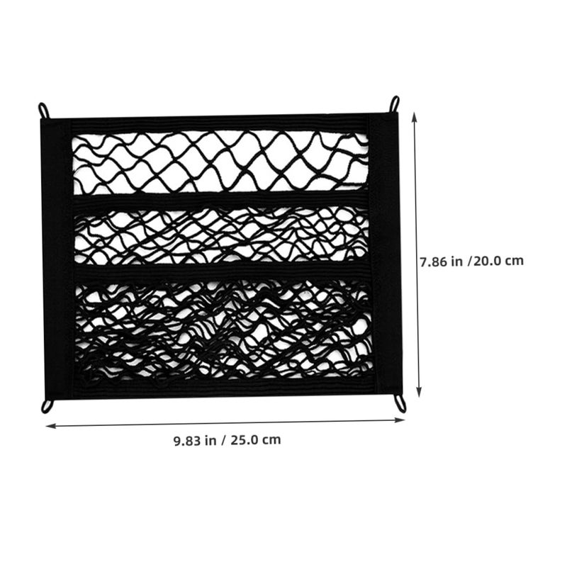 Durable Dual Mesh Cargo Net For Electric Bike Secure Item Storage Front Net Bag Organizer - Image 3