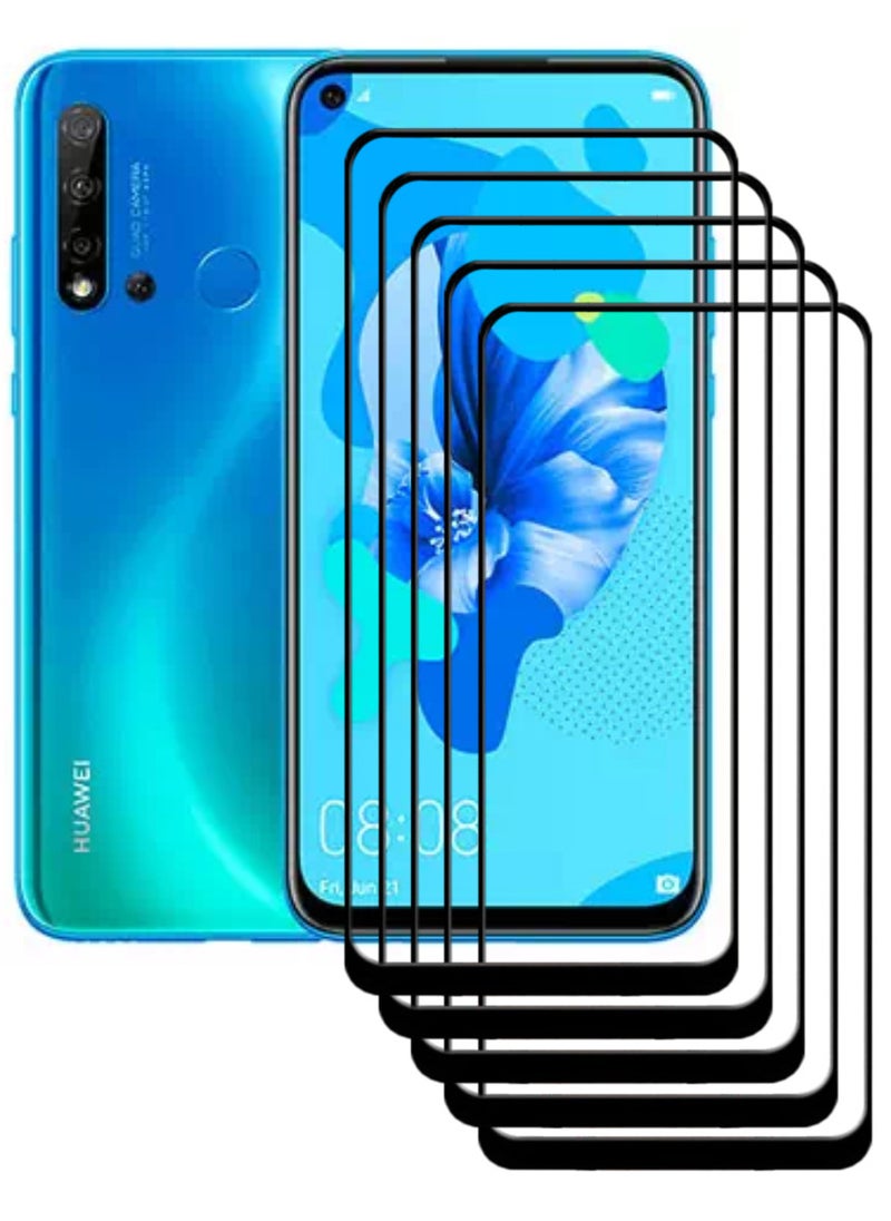 ACLIX 5 Pieces Antistatic ESD Dustproof Premium Quality High Definition Tempered Glass Screen Protector Designed For Huawei nova 5i - Image 1