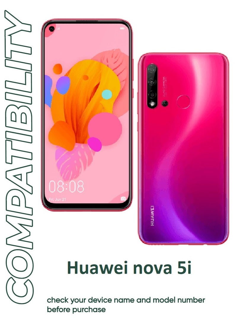 ACLIX 5 Pieces Antistatic ESD Dustproof Premium Quality High Definition Tempered Glass Screen Protector Designed For Huawei nova 5i - Image 3