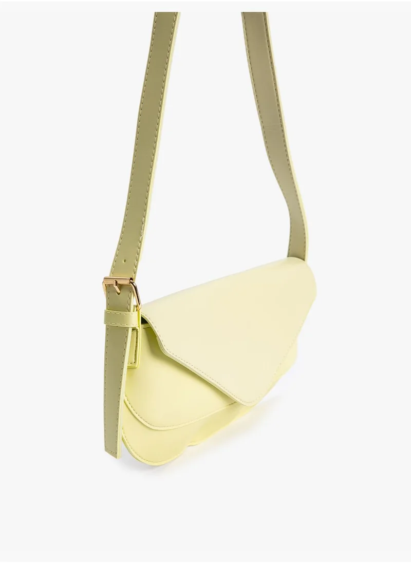 KOTON Faux Leather Strappy Shoulder Bag