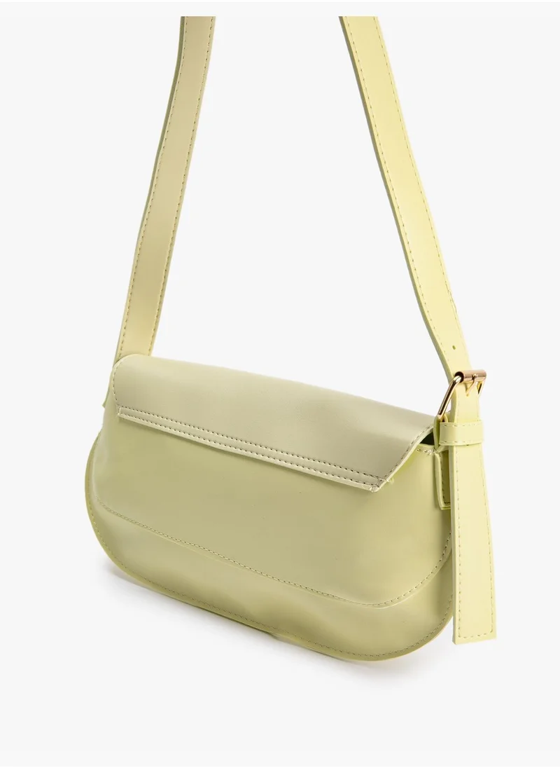 KOTON Faux Leather Strappy Shoulder Bag