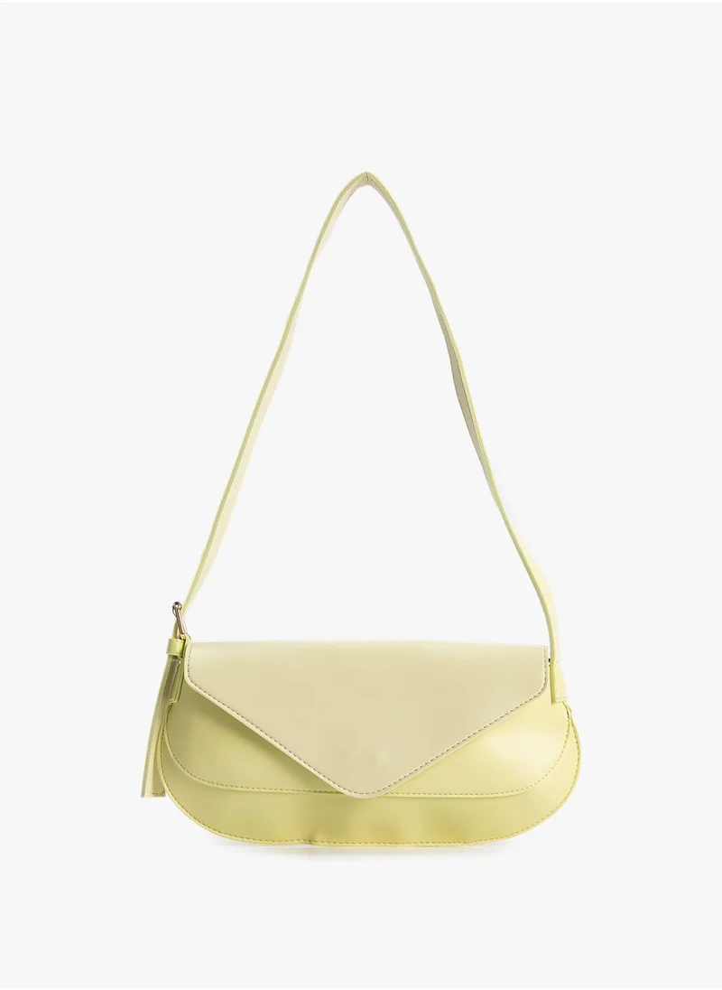 KOTON Faux Leather Strappy Shoulder Bag