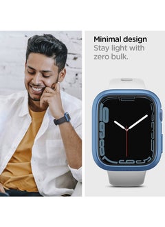 Spigen Thin Fit for Apple Watch Series 9/8/7 (45mm) Case Cover - Blue  - Image 5