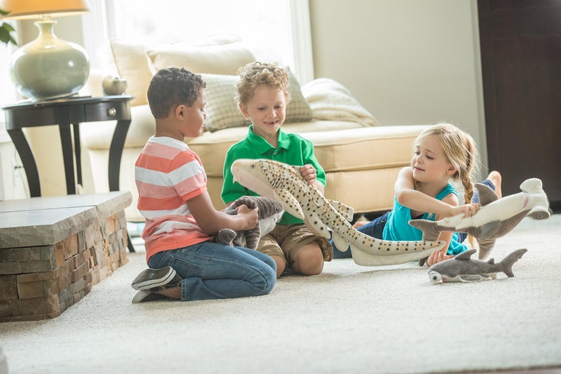 Wild Republic Zebra Shark Plush  Stuffed Animal  Plush Toy  Gifts for Kids  Living Ocean 30 Inches - Image 2