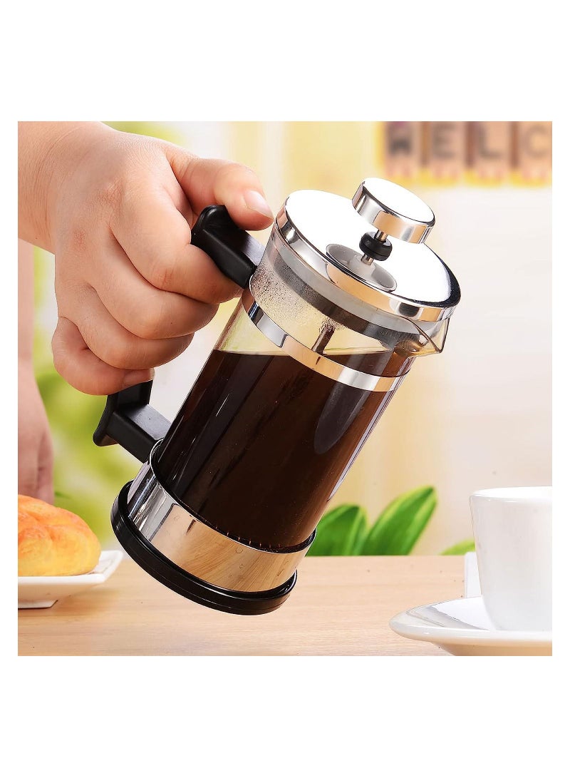 1000ml French Press Coffee Maker Espresso and Tea Maker with Triple Filters Plunger and Heat Resistant Borosilicate Glass Coffee Press Pot for Camping...  - Image 3