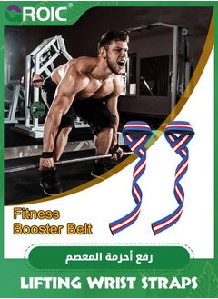 GROIC Lifting Straps for Weightlifting, Weight Gym Power Workouts Wrist Padded,Home Deadlift Straps,Exercise  - Image 3