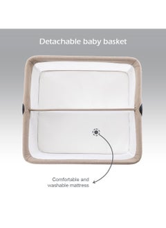 TEKNUM Teknum FELLOW 2 Twin Bedside Crib Bassinet - Ivory  - Image 5