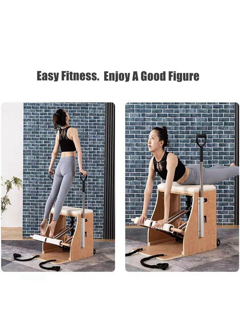 Cool Baby Style Pilates Reformer Pilates Stable Chair Balance Trainer Multifunctional Fitness Equipment  - Image 2