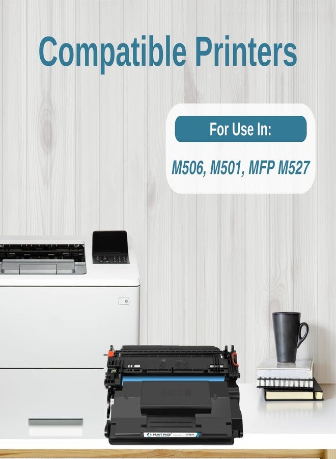 Print Page 87A Toner Cartridge Compatible for LJ Printers M506, M501, MFP M527 (1 pcs) - Image 2