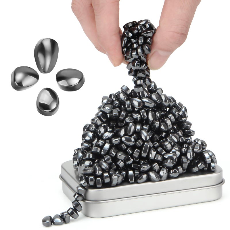 DYRDM 300 Original Ferrite Putty Black Sensory Stones Adult Fidget Stress Relief Desk Office Item Ferrite Stones Stocking Stuffers Gifts - Image 3