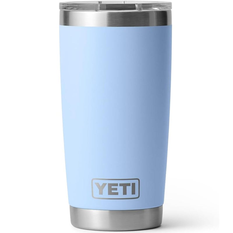 YETI Rambler 20 oz Tumbler, Stainless Steel, Vacuum Insulated with MagSlider Lid, Big Sky Blue - Image 1