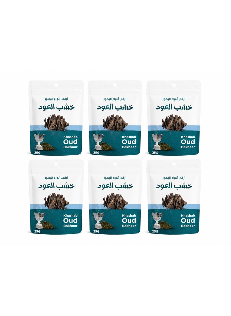 Arabian Oud Bakhoor Powder Incense for Home & Majlis, Rich Long-Lasting Fragrance, Value Pack of 6 x 25g - Image 3
