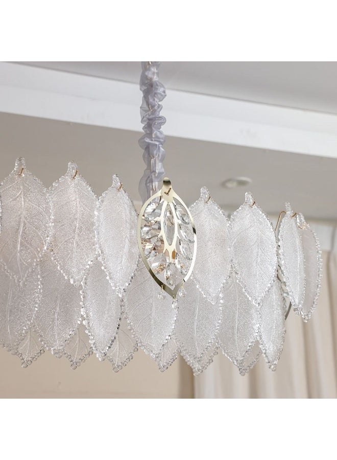 DANUBE HOME Danube Home Maples Crystal Chandelier For Dining Room| 19-Lights Indoor Lighting Fixture With E14 Socket|Metal Frame With Clear Finish| Hanging Lights|Pandent Light| L120xW120xH32cm (1 Year Warranty)  - Image 2
